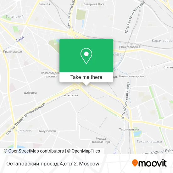 Остаповский проезд 4,стр.2 map