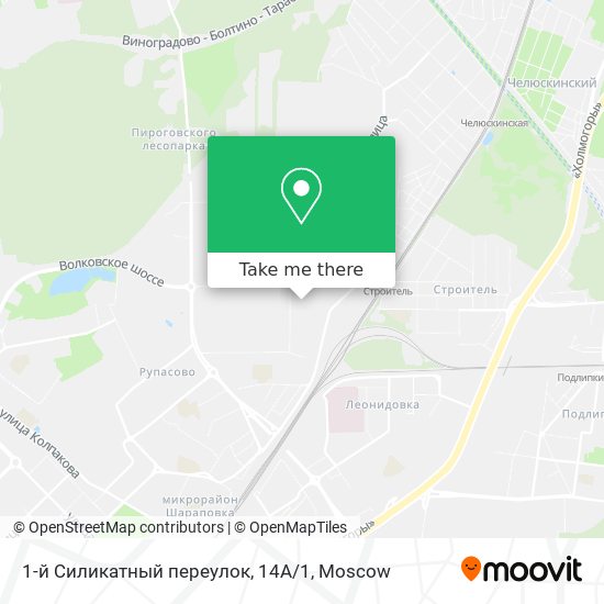 1-й Силикатный переулок, 14А/1 map