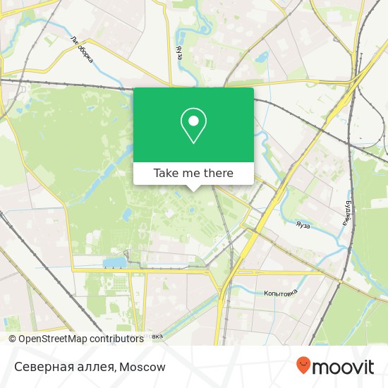 Северная аллея map