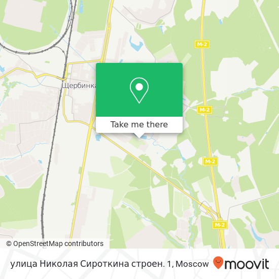 улица Николая Сироткина строен. 1 map