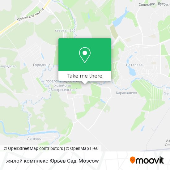 жилой комплекс Юрьев Сад map