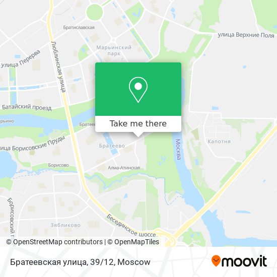 Братеевская улица, 39/12 map