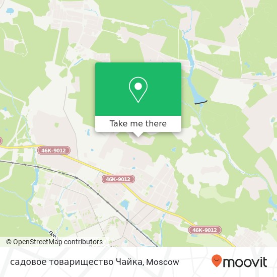 садовое товарищество Чайка map