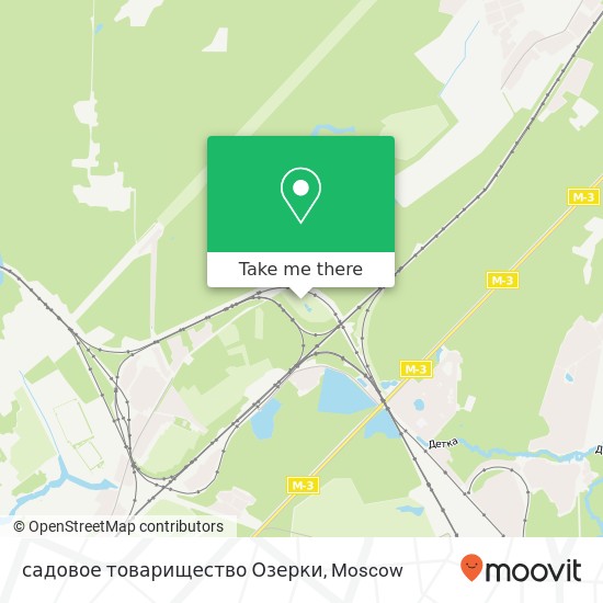 садовое товарищество Озерки map