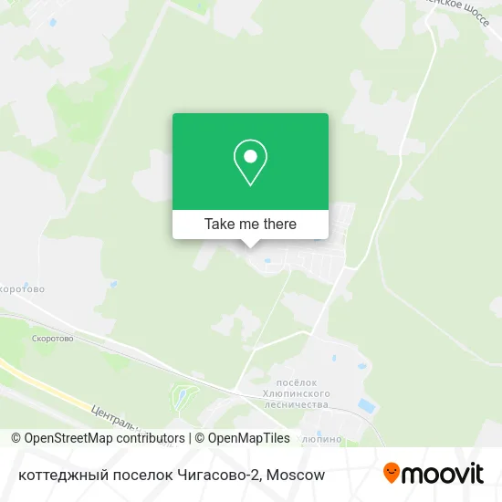 коттеджный поселок Чигасово-2 map
