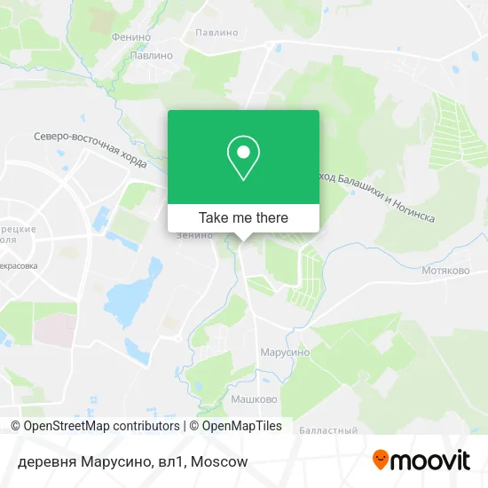 деревня Марусино, вл1 map