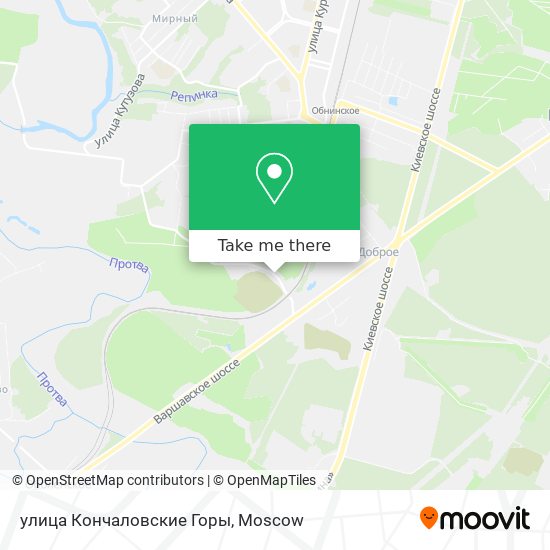 улица Кончаловские Горы map