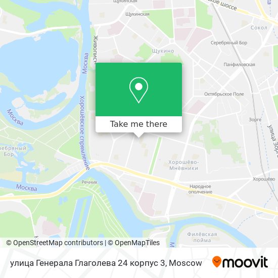 улица Генерала Глаголева 24 корпус 3 map