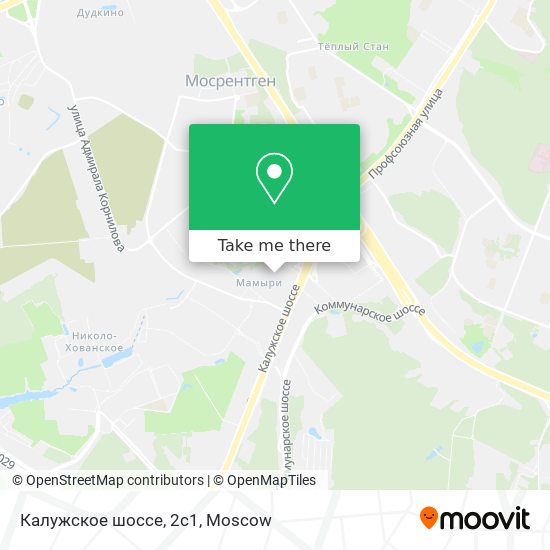 Калужское шоссе, 2с1 map