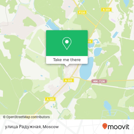 улица Радужная map