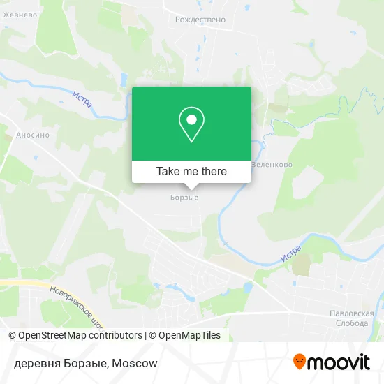 деревня Борзые map