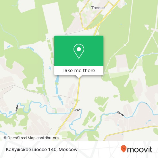 Калужское шоссе 140 map