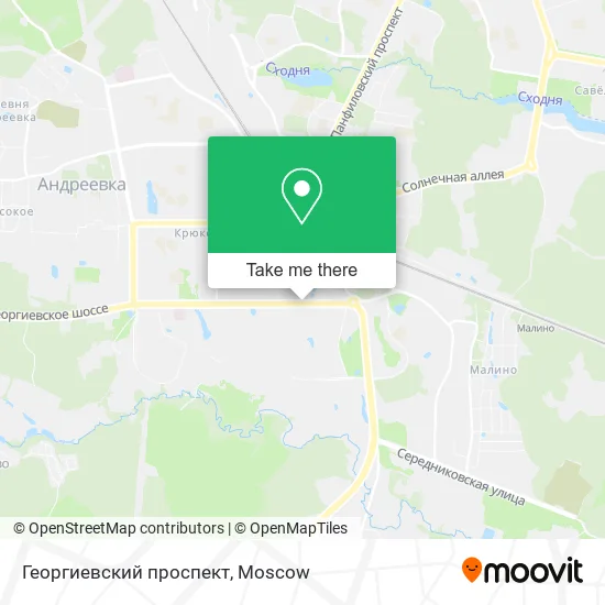 Георгиевский проспект map