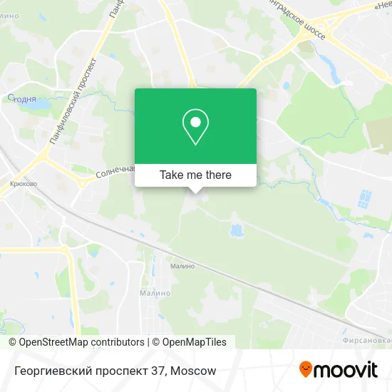 Георгиевский проспект 37 map