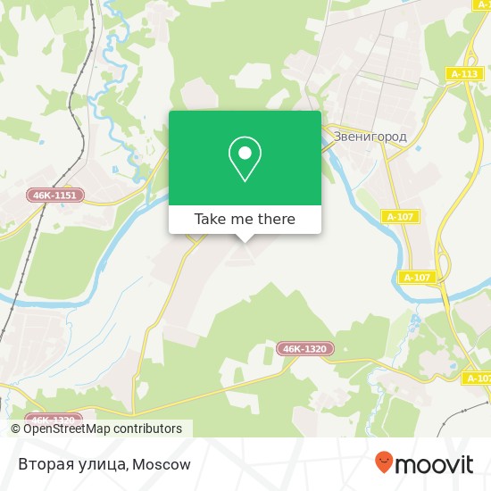 Вторая улица map