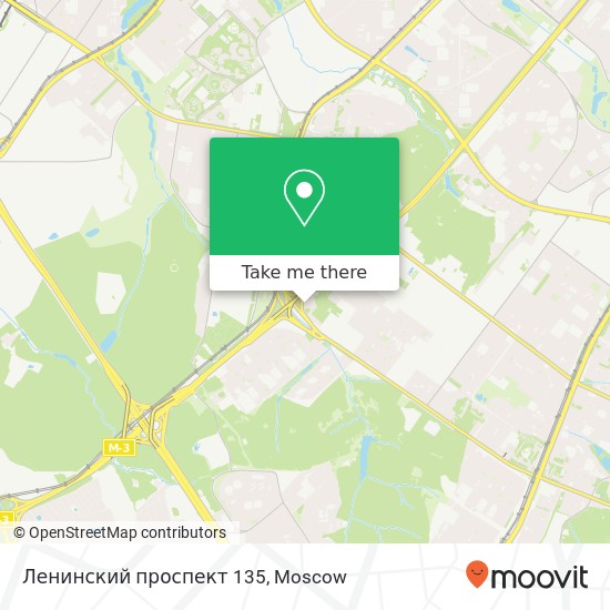Ленинский проспект 135 map