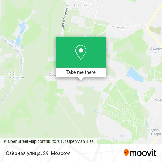 Озёрная улица, 29 map
