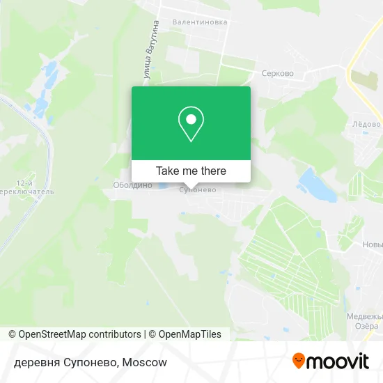 деревня Супонево map