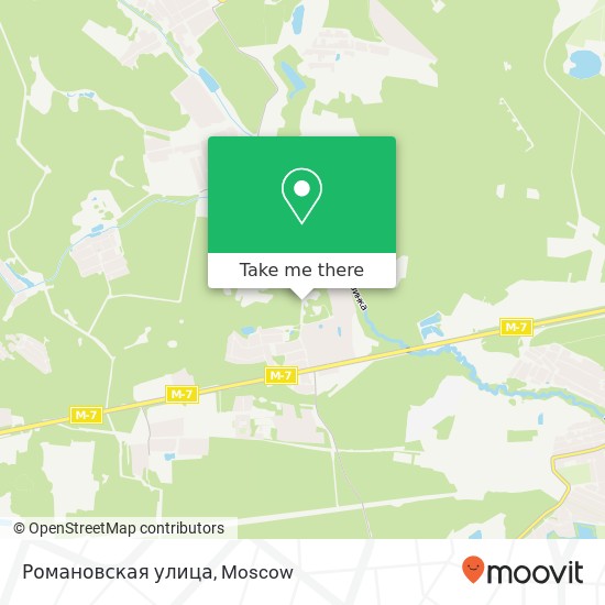 Романовская улица map