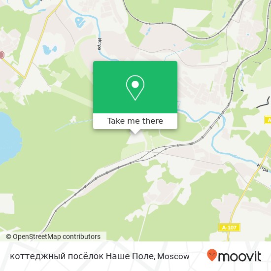 коттеджный посёлок Наше Поле map