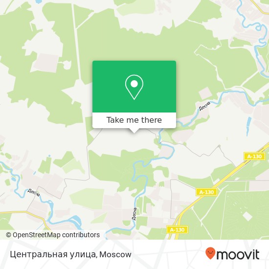 Центральная улица map