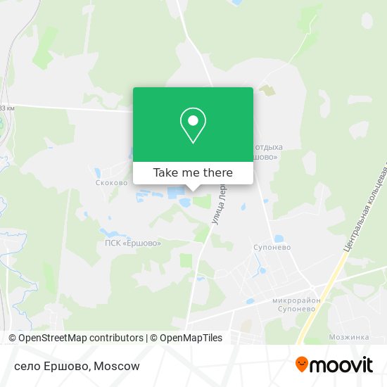 село Ершово map