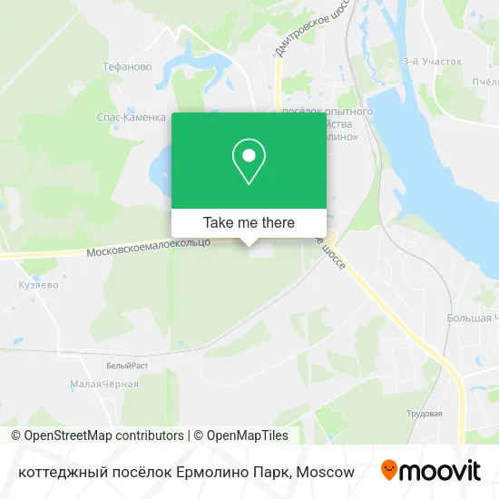 коттеджный посёлок Ермолино Парк map