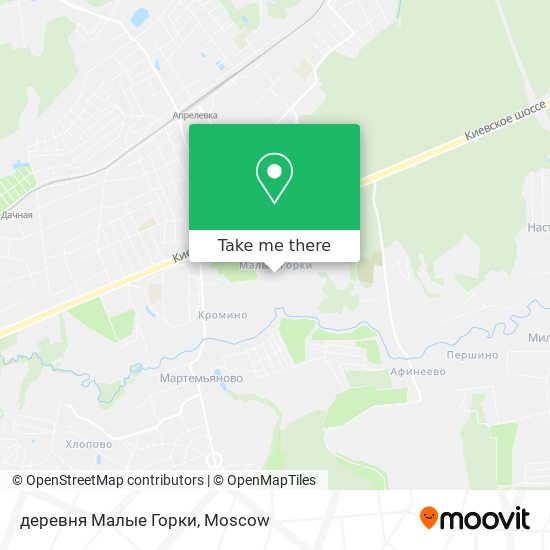 деревня Малые Горки map