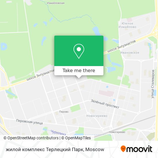 жилой комплекс Терлецкий Парк map