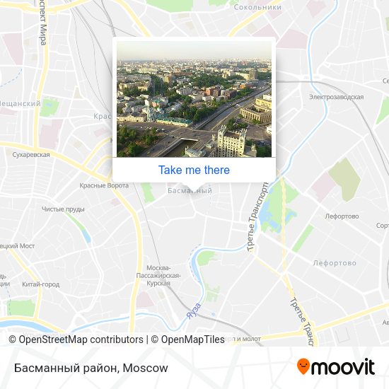 Басманный район map