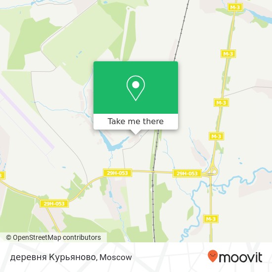 деревня Курьяново map