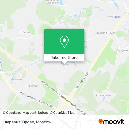деревня Юрово map