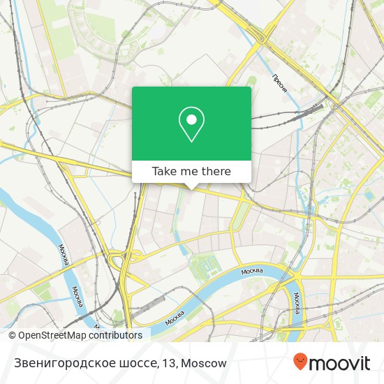 Звенигородское шоссе, 13 map
