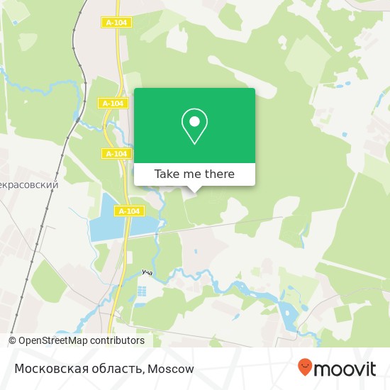 Московская область map