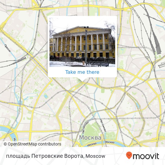 площадь Петровские Ворота map