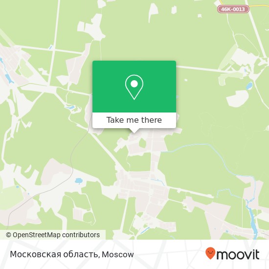 Московская область map