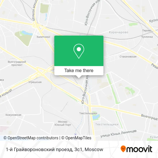 1-й Грайвороновский проезд, 3с1 map