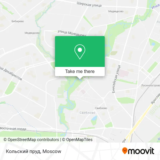 Кольский пруд map