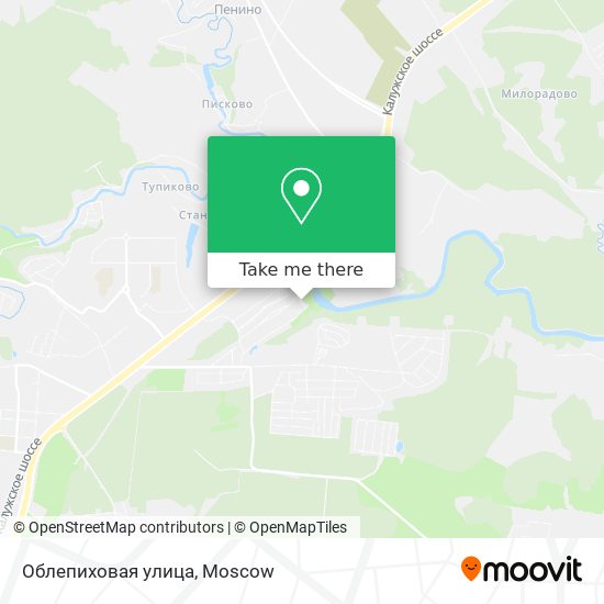 Облепиховая улица map