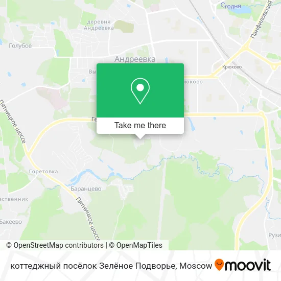 коттеджный посёлок Зелёное Подворье map