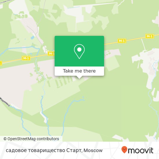 садовое товарищество Старт map