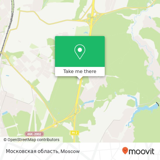 Московская область map