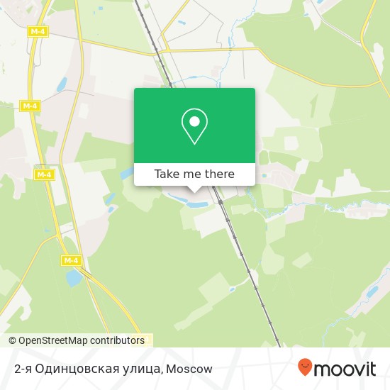 2-я Одинцовская улица map