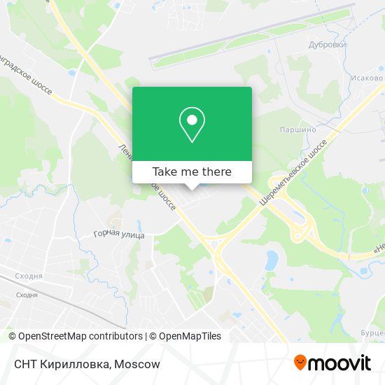 СНТ Кирилловка map