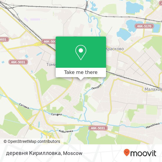 деревня Кирилловка map