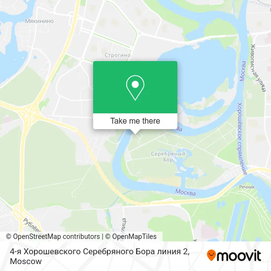 4-я Хорошевского Серебряного Бора линия 2 map