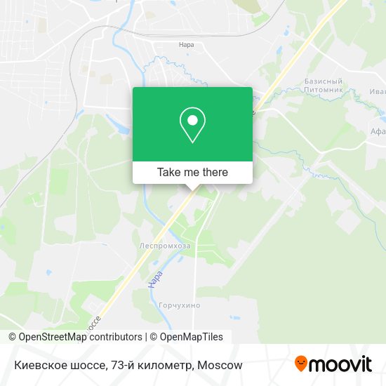 Киевское шоссе, 73-й километр map