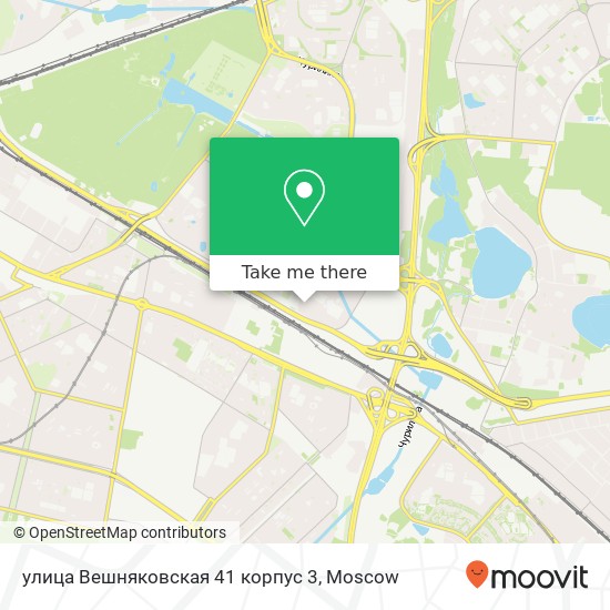 улица Вешняковская 41 корпус 3 map