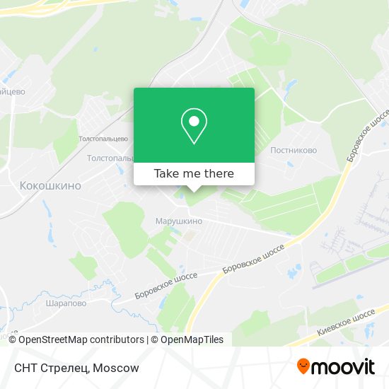 СНТ Стрелец map