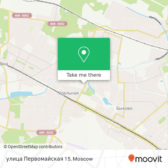 улица Первомайская 15 map